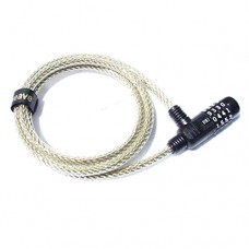 Kabletek Flexweave Bike Cable W Combo Lock 387' - B005OOAAO8